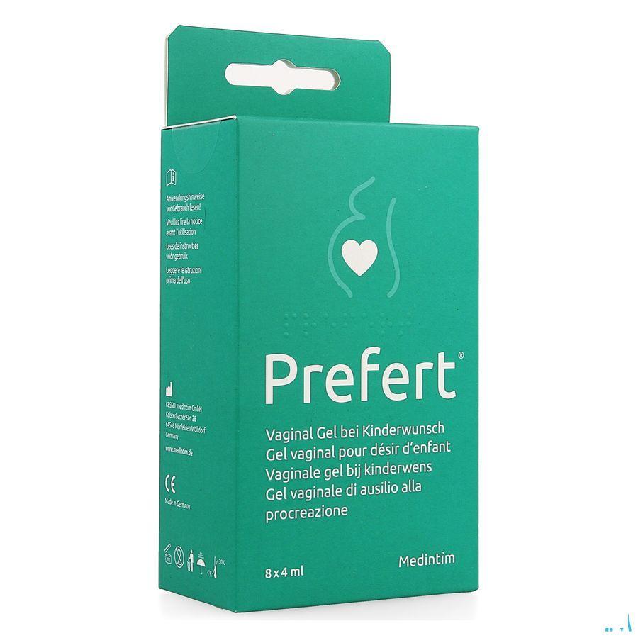 Prefert Lubrifiant Vag. Deris Eant Applic. 8X4Ml