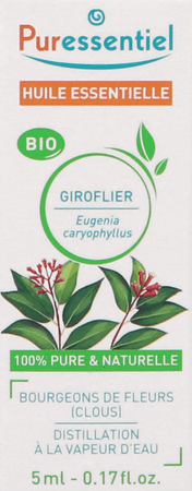 Puressentiel Eo Kruidnagel Bio Expert Essentiele Olie 5 ml  -  Puressentiel