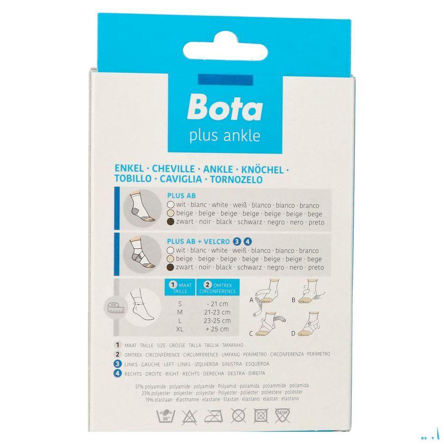 Bota Plus Enkelstuk+Velcro Zwart M 21-23Cm