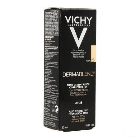 Vichy Fdt Dermablend Fluide 25 Nude 30 ml  -  Vichy