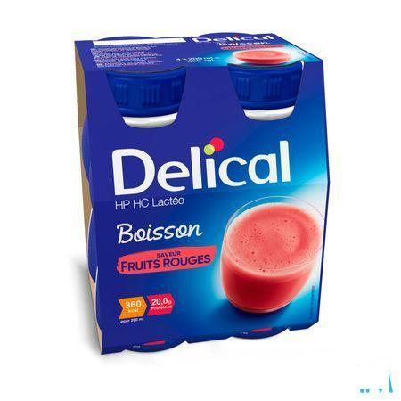 Delical Hphc 360 Rode Vruchten 4X200 ml  -  Bs Nutrition