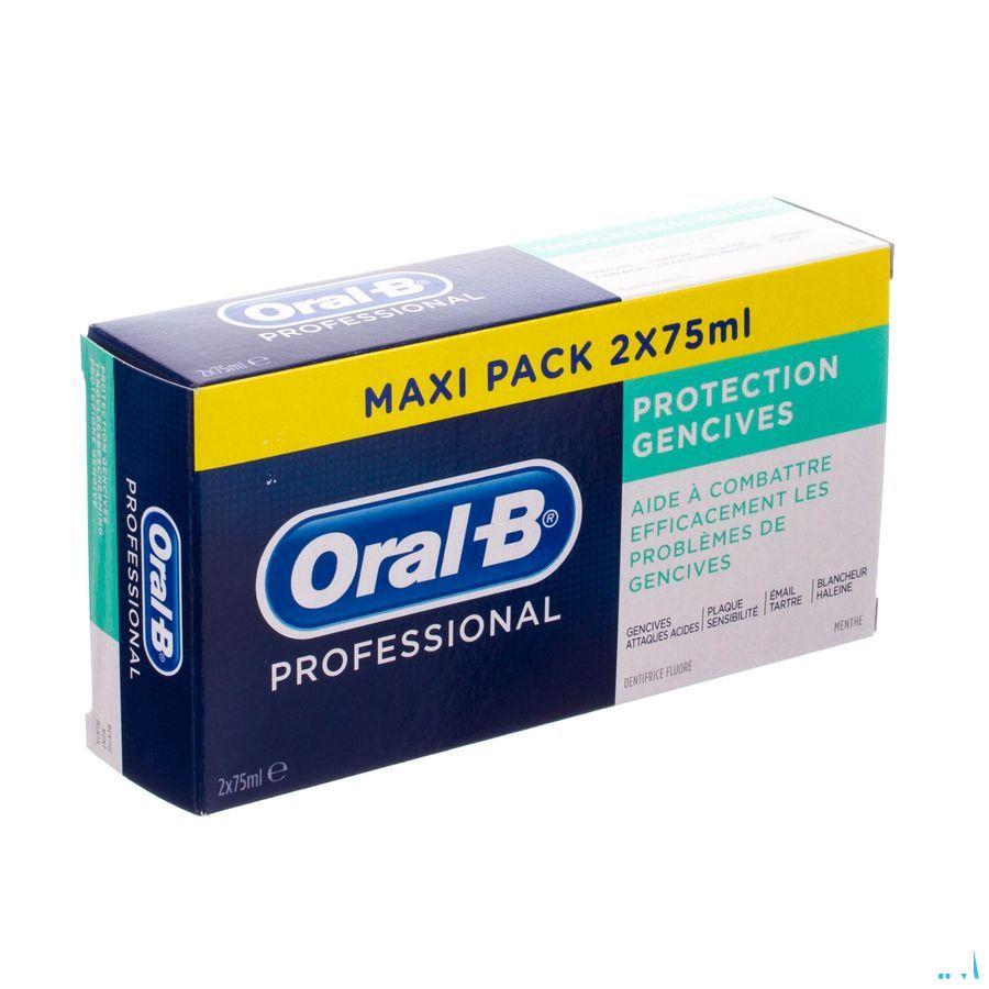 Oral B Professional Tandvlees Besch. Tandpasta2X75ml