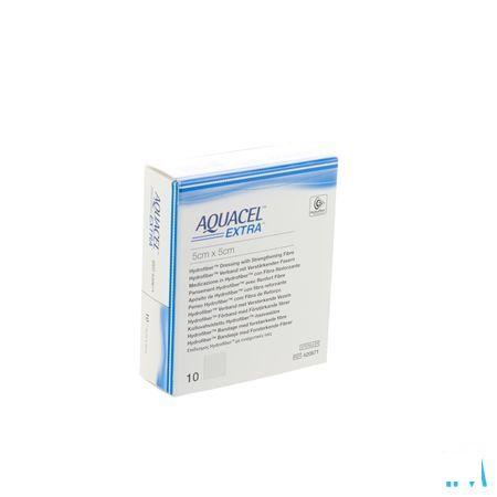 Aquacel Extra Verband Hydrofiber + versterk. 5x 5cm 10  -  Convatec