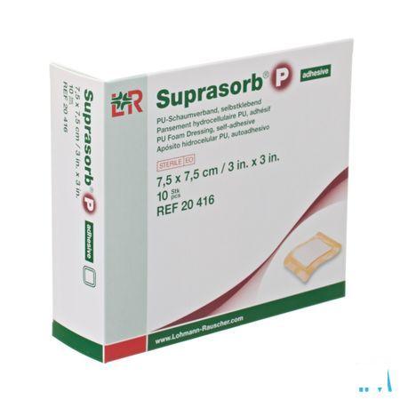 Suprasorb P SchuimVerband Pu Wcl 7,5X 7,5cm 10 20416