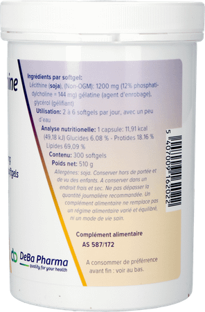 Lecithine Capsule 300x1200 mg  -  Deba Pharma