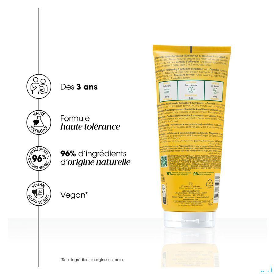 Klorane Capilaire Apres Shampooing Camomille 200 ml