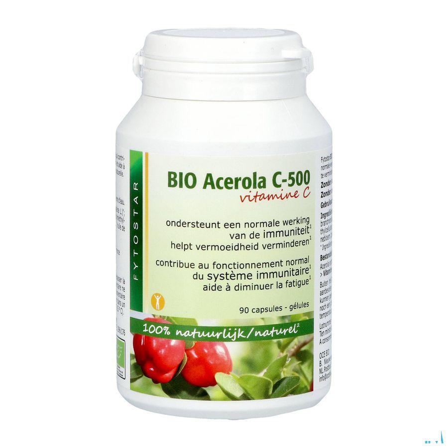Fytostar Acerola Bio C-500 Caps 90  -  Ocebio