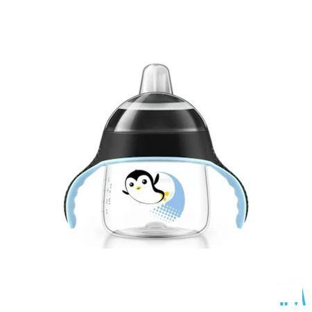 Philips Avent Lekvrije Pinguin Beker 200  ml Zwart  -  Bomedys