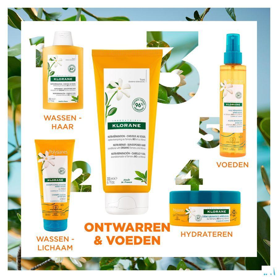 Klorane Capilaire Apres Shampooing Tamanu&Monoi Bio 200 ml
