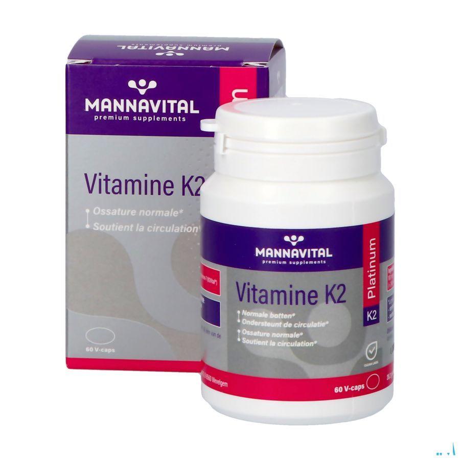 Mannavital Vitamine K2 Platinum V-Caps 60