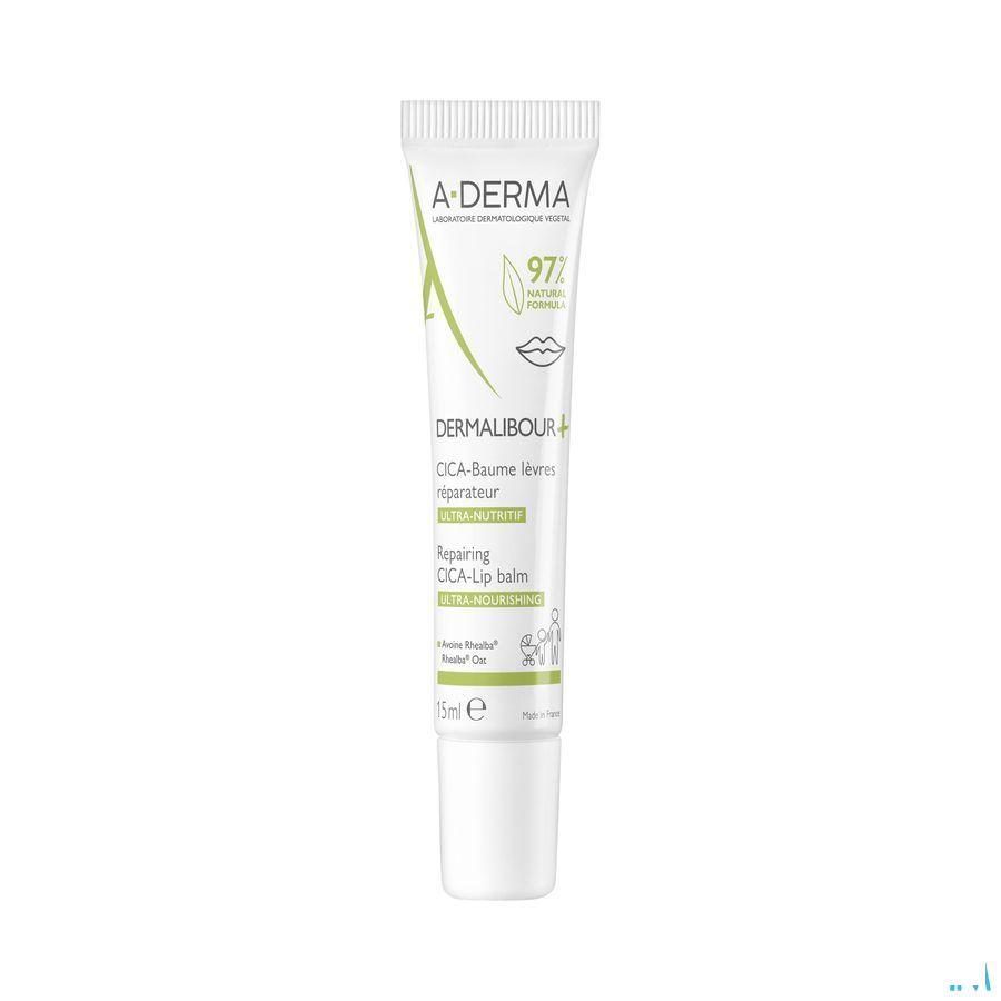 Aderma Dermalibour + Cicabalsem Lippen 15 ml  -  Aderma