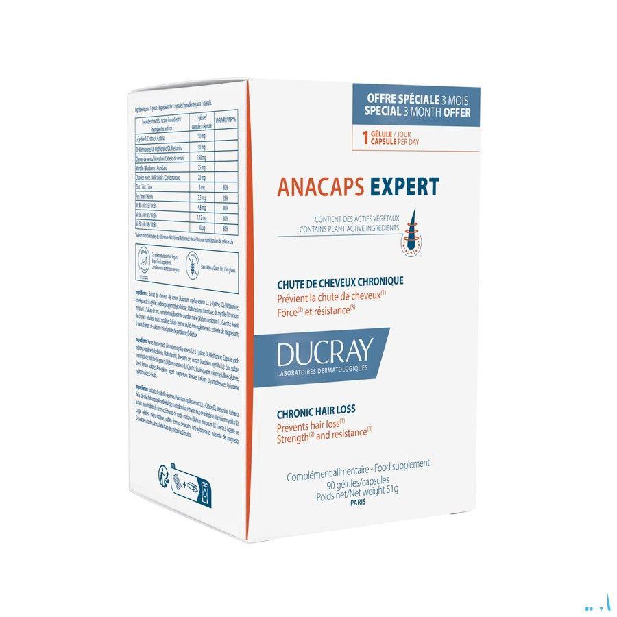 Ducray Anacaps Expert Progres. Haarutival Caps 90