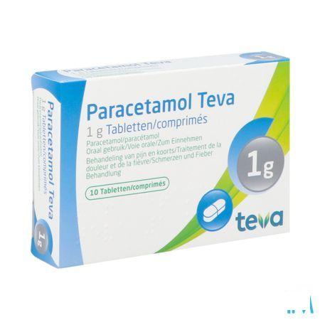 Paracetamol Teva 1 gr Comprimes 10 X 1 gr Blister 