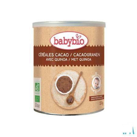 Babybio Cereales Cacao Quinoa 8M 220G  -  Ocebio