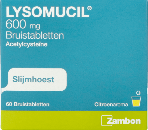 Lysomucil Cpr Eff. 600 mg 60
