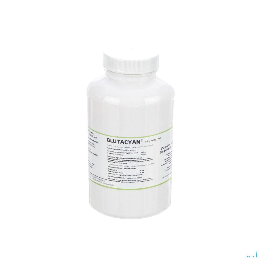Glutacyan 200 Pot Tabl 200 + Caps 200  -  Nutriphyt