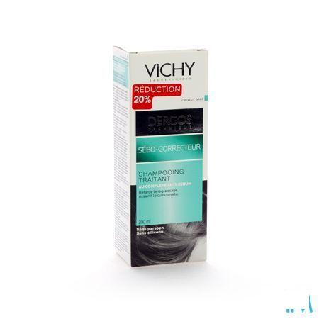 Vichy Dercos Sebo Correct. Chev Gras Shampooing 200 ml  -  Vichy