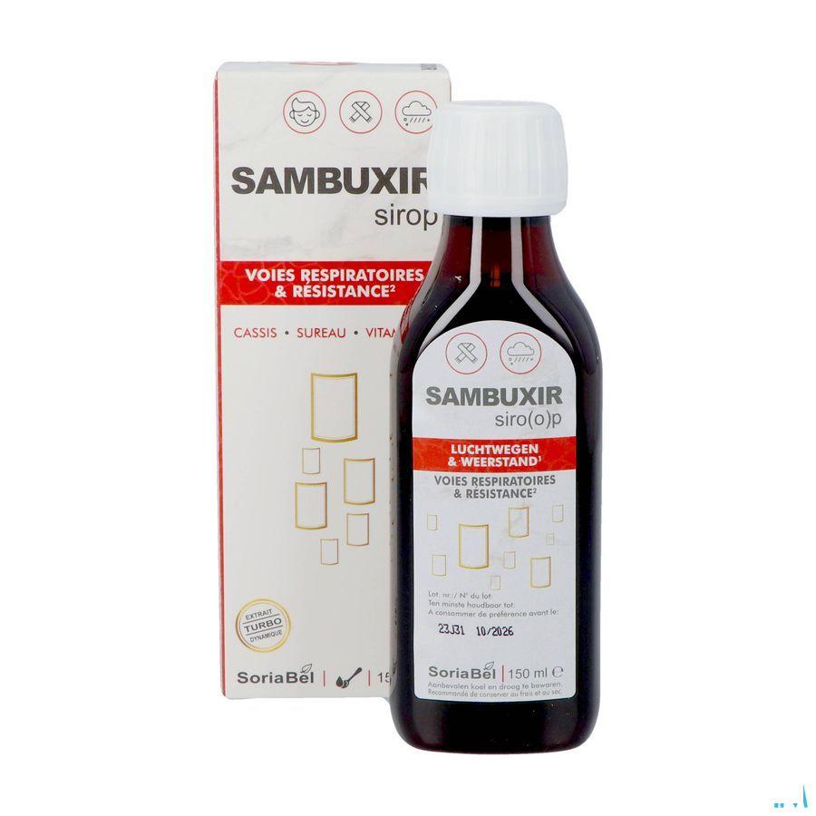 Soria Sambuxir Siroop Vlierbes 150 ml  -  Soria Bel