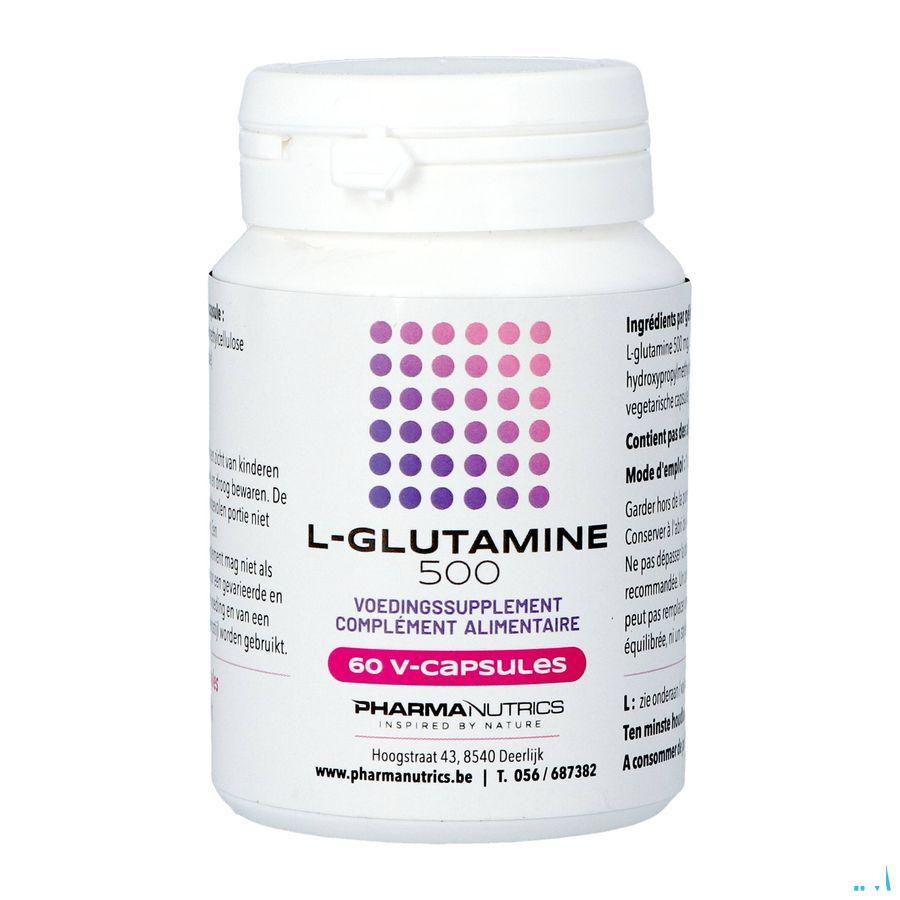 L Glutamine 500 V-Caps 60 Pharmanutrics