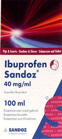 Ibuprofen Sandoz 200 mg/5 ml X 100 ml Or Susp 4%