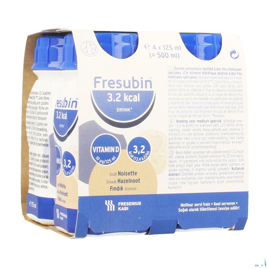 Fresubin 3,2 Kcal Drink 125 ml Noisettes/hazelnootjes  -  Fresenius