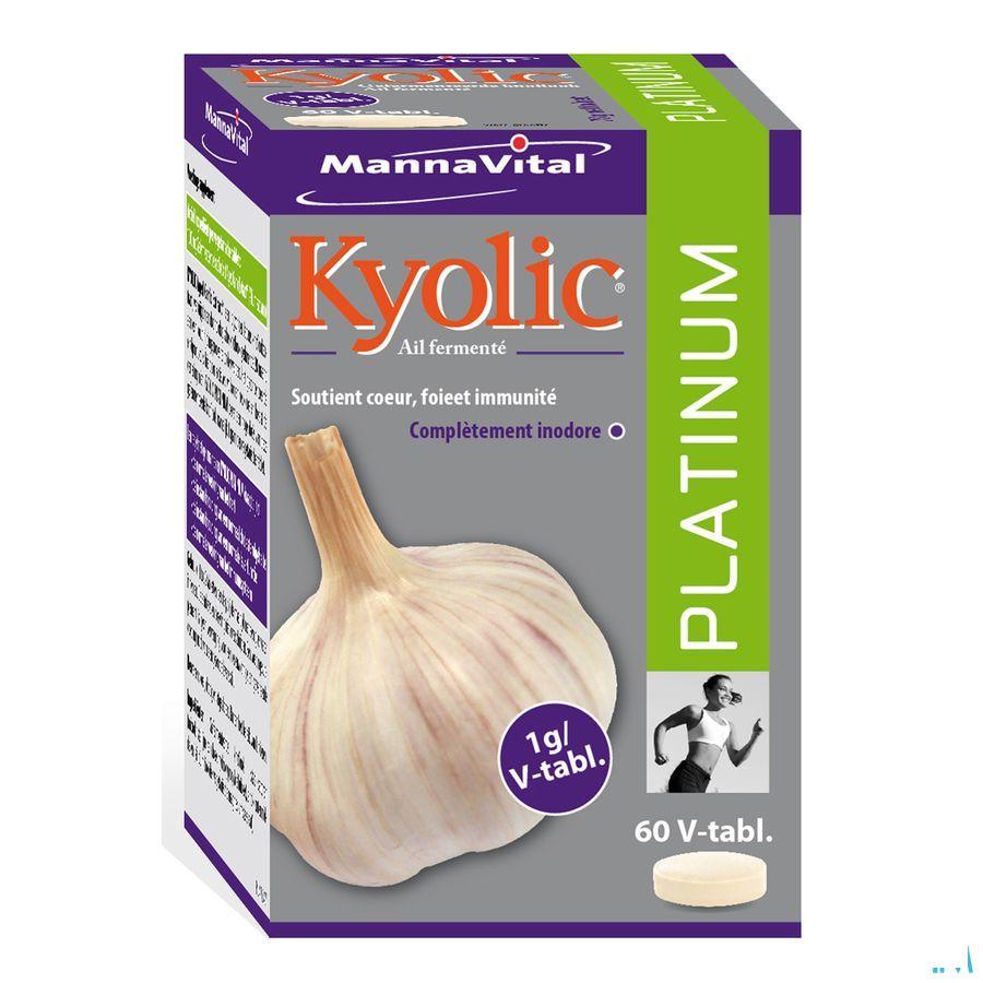 Mannavital Kyolic Platinum (ail Fermente) 60 caps