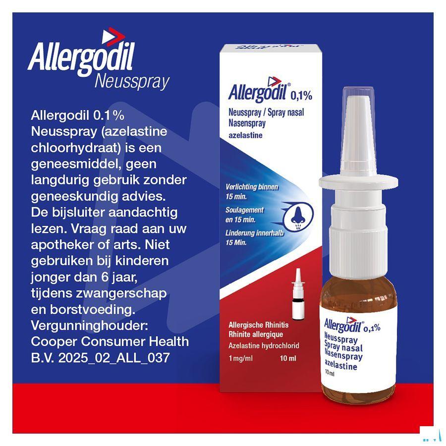 Allergodil Spray Nasal Flacon 10 ml