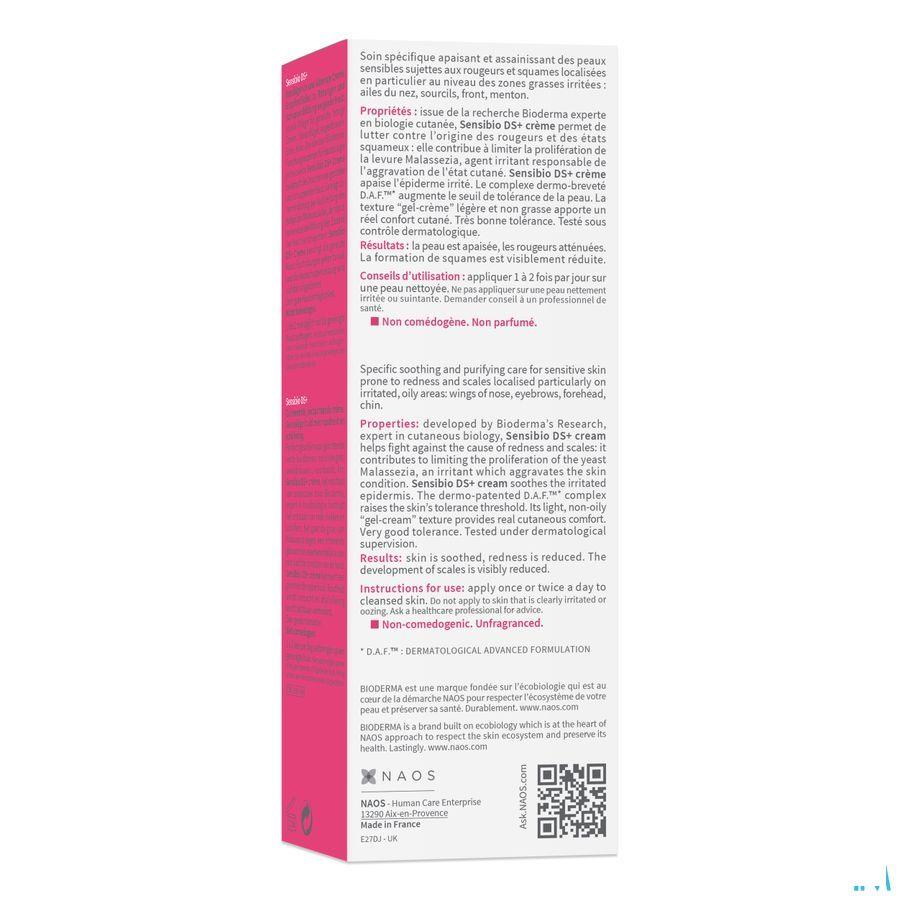 Bioderma Sensibio Ds + Creme Gevoelige Huid 40 ml