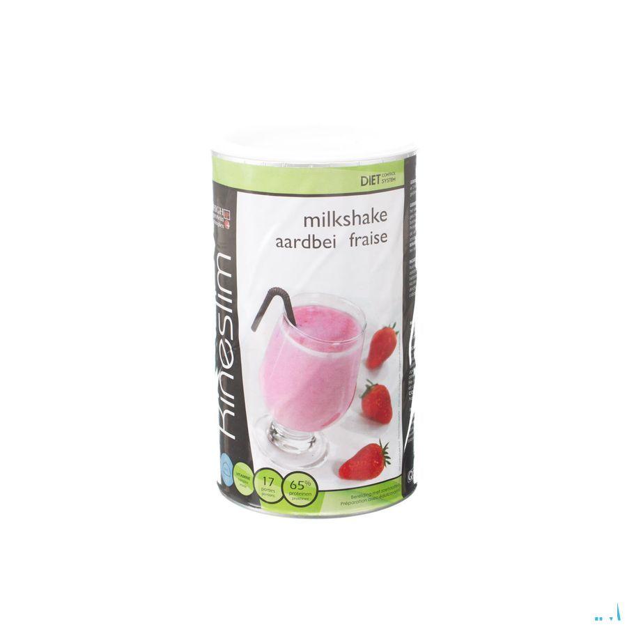 Kineslim Milkshake Aardbei Poeder 400 gr  -  Ocebio