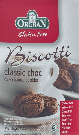 Orgran Biscotti Choc Chip 150 gr 4193  -  Revogan