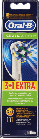 Oral-B Clipstrip + Cross Action Refills 3 + 1