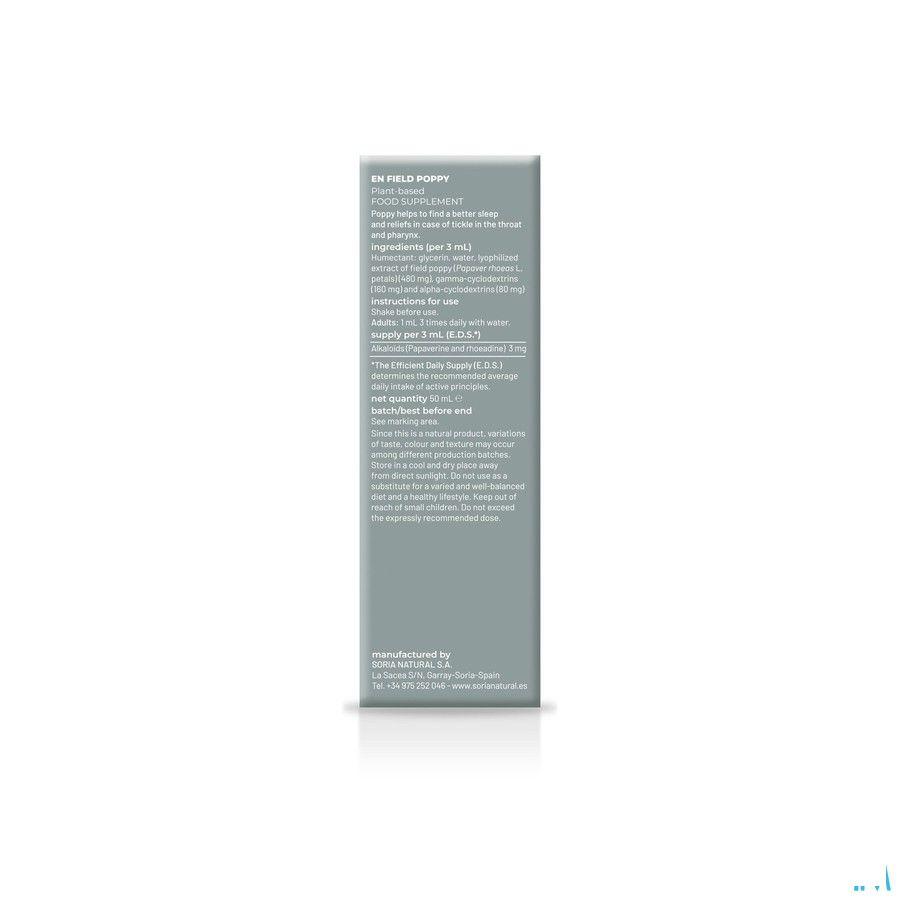 Soria Papaver Rhoeas Klaproos Extr.Glyc 50 ml  -  Soria Bel