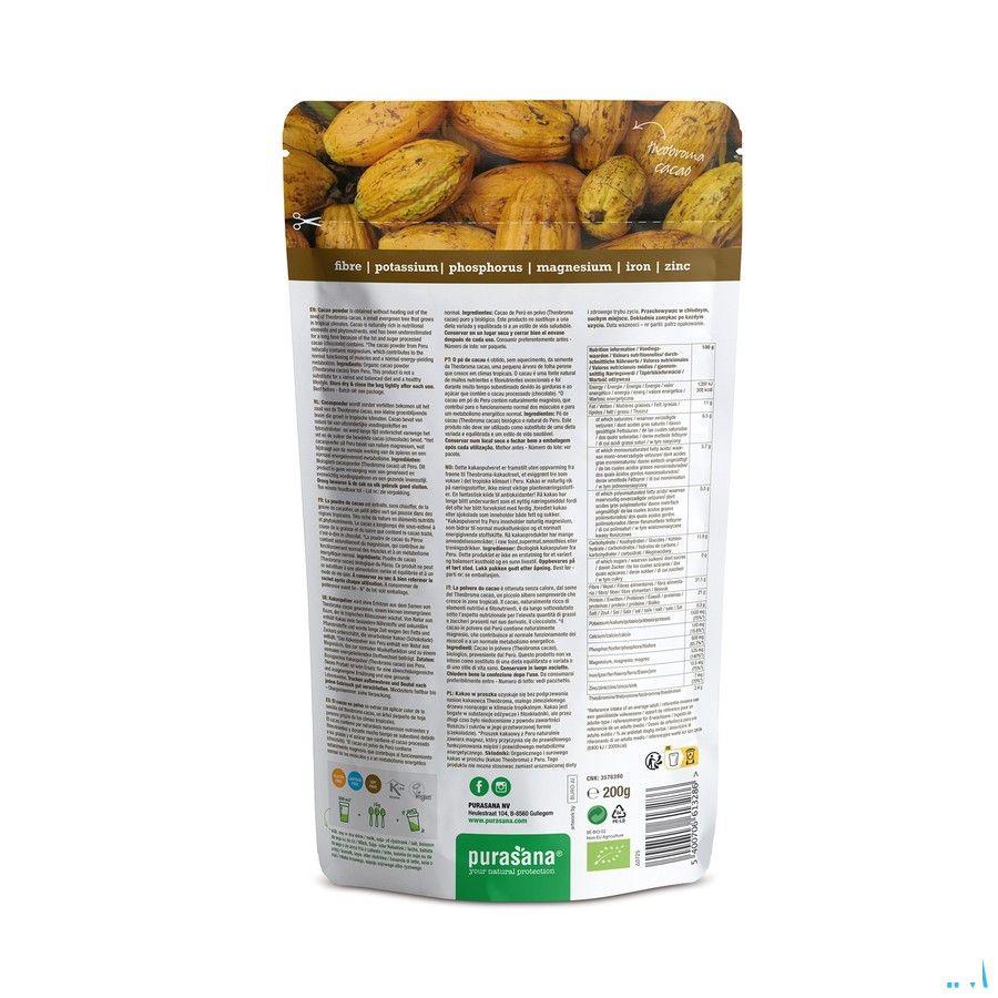Purasana Poudre De Cacao 200 gr Be-bio-02