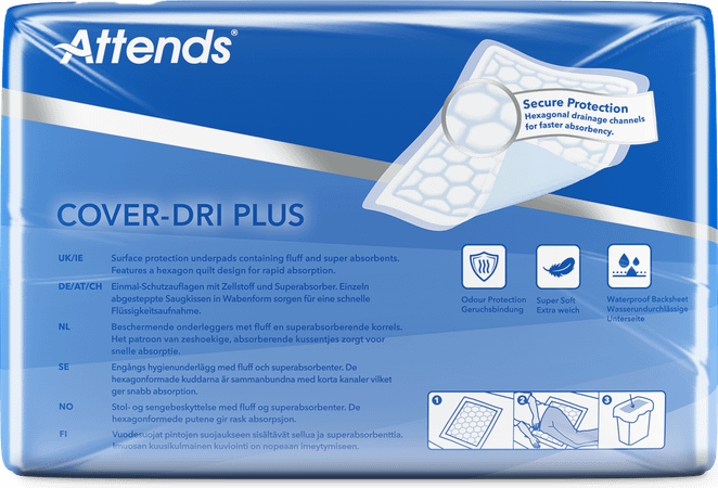 Attends Cover Dri Plus Onderleg 40x 60cm 1x50