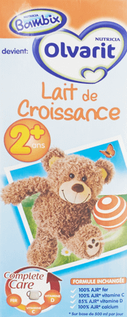 Olvarit Lait Croissance + 2ans 1l  -  Nutricia