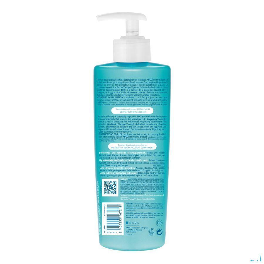 Bioderma Abc Derm Hydraterende Melk 500 ml