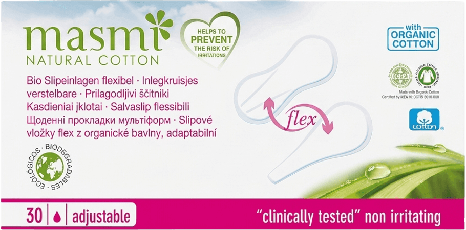 Masmi Protege-Slips Adatable Coton Bio 30  -  Natur'Inov