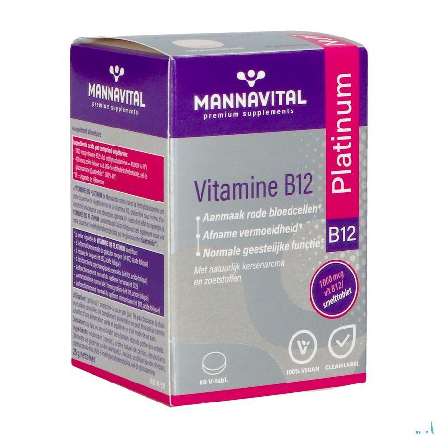 Mannavital Vitamine B12 Platinum V-Comp 60