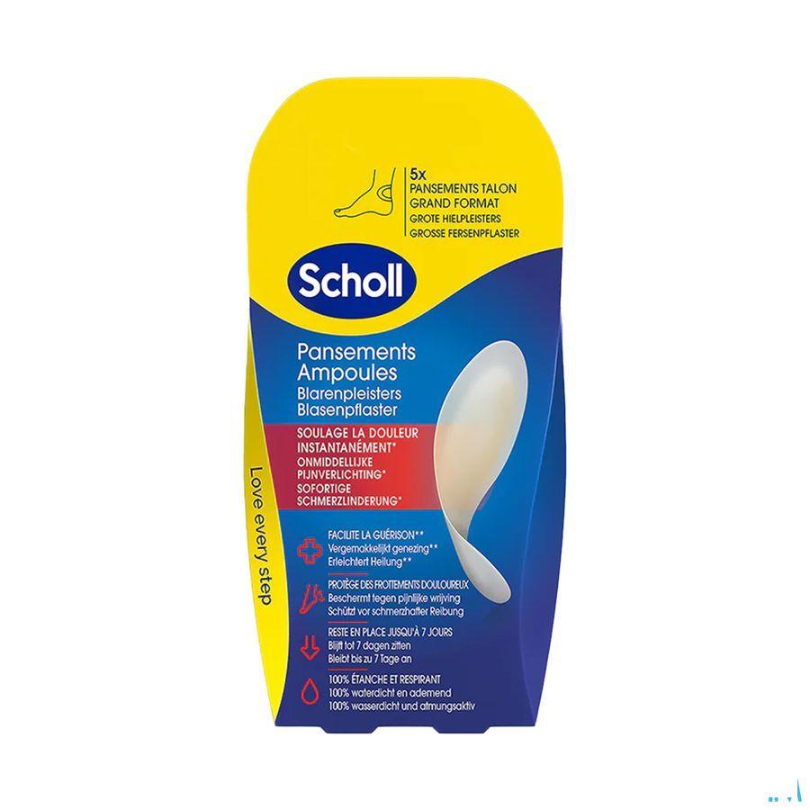 Scholl Pansement Ampoule Talon Grand Format S/Latex 5