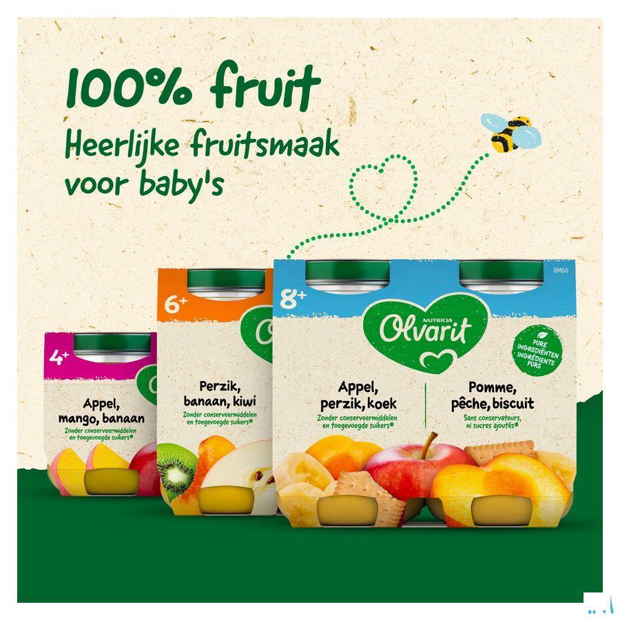 Olvarit Fruit Pomme Mangue Banane 2x125 gr  -  Nutricia