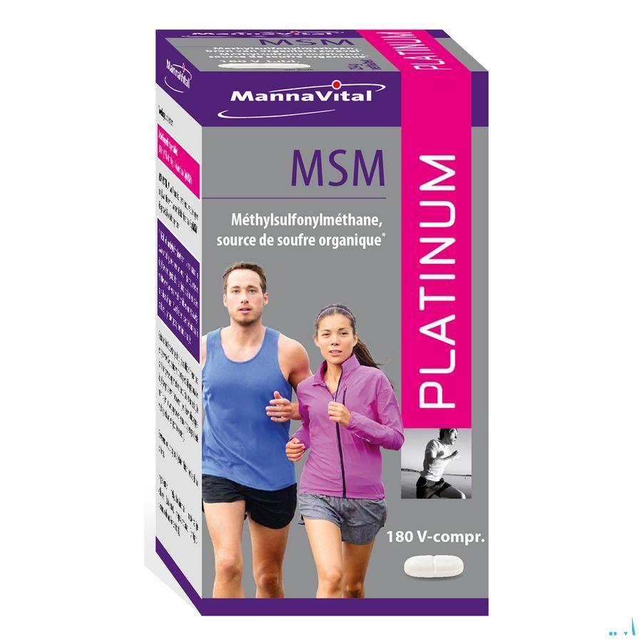 Mannavital Msm Platinum V-tabs 180