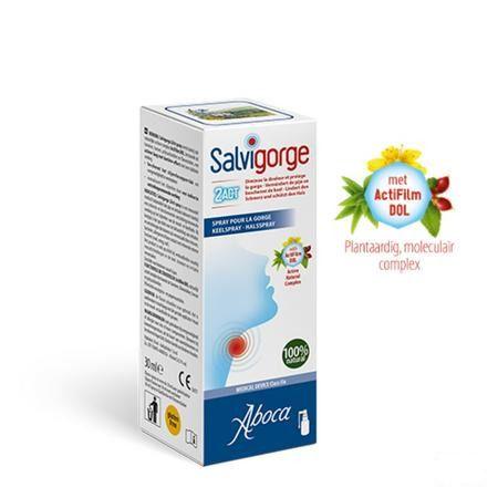 Salvigorge 2act Spray Alcohol 30ml  -  Aboca