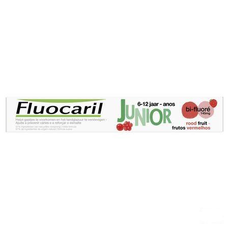 Fluocaril Tandpasta Bi-Fluore Junior Rode Vr. 75ml