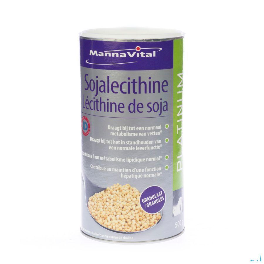 Mannavital Lecithine Soja Platinum Gran 500 Gr