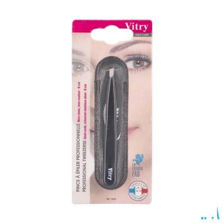 Vitry Classic Pince Epil Prof Oblique Inox 1022  -  Vitry