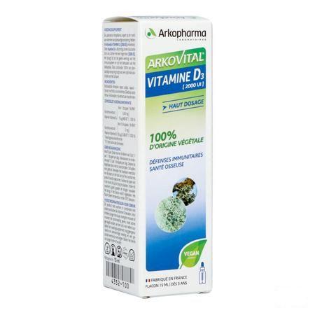 Arkovital Vit D3 & E Vegetales Fl 20ml  -  Arkopharma 