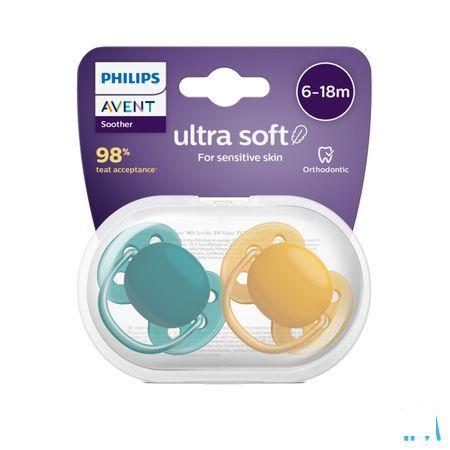 Philips Avent Fopspeen Green Yellow +6M