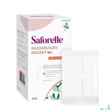 Saforelle Coton Protect Inlegkruisjes Pocket 20