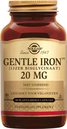 Solgar Gentle Iron V-Capsule 90x20 mg  -  Solgar Vitamins