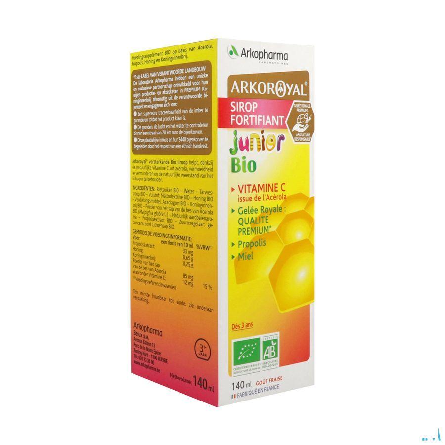 Arkoroyal Versterkende Siroop Junior Bio Fl 140 ml  -  Arkopharma
